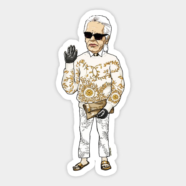 Karl in greece Sticker by INOMUSIKI